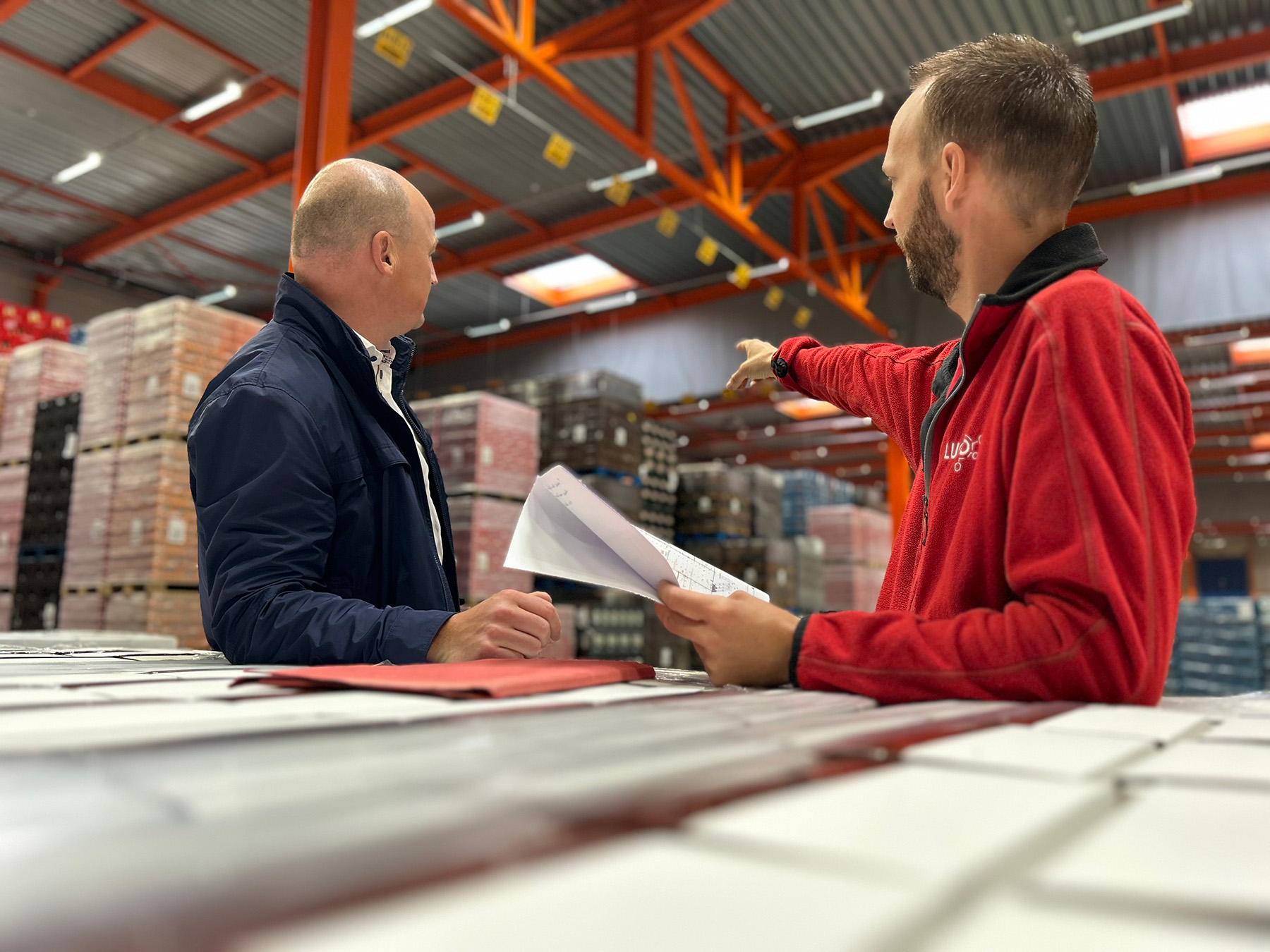 LUCO-magazijn voor beveiligingsmateriaal